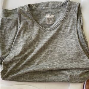 Grey Nike Dri-Fit Tank Top